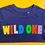 Toddlers Wild One Organic Tee Shirt, thumbnail 1 of 2