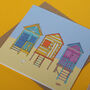 Norfolk Beach Huts Card, thumbnail 2 of 2