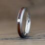 Native Oval Diamond Wood Ring, thumbnail 1 of 10