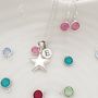 Birthstone Silver Star Necklace, thumbnail 8 of 12