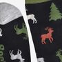 Men's Bamboo Socks Stag Reindeer Christmas Tree, thumbnail 4 of 5