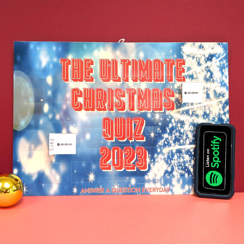 Christmas Quiz Advent Calendar 2023, 1 of 4