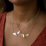 Sterling Silver Bat Necklace, thumbnail 1 of 10