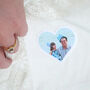 Custom Wedding Dress Label With Your Family Photo, thumbnail 4 of 5