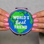 'World's Best Friend' Compact Mirror, thumbnail 3 of 7