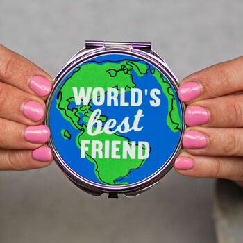 'World's Best Friend' Compact Mirror, 3 of 7