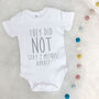Lockdown Baby Babygrow. They Did Not Stay 2m Apart, thumbnail 1 of 8
