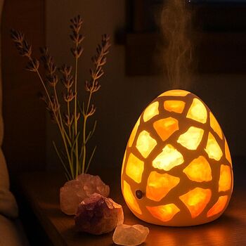 Selenite Sculpture Light, A Calming Crystal Gift, 7 of 11