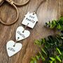 Personalised 'Our Family' Clay Hanging Decoration, thumbnail 1 of 5