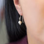 Classic Pearl Drop Earrings, thumbnail 3 of 10