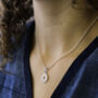 Sterling Silver Heart Chakra Necklace, thumbnail 1 of 4