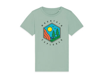 Mountain Explorer Kids T Shirt, 2 of 3