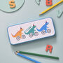 Children's Dinosaur Personalised Pencil Case, thumbnail 1 of 4