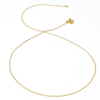 Gold Vermeil Plated Birth Flower Birthstone Necklace, 6 of 7