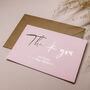 Personalised Mr And Mrs Wedding Thank You Note Cards, thumbnail 6 of 9