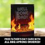 BBQ Apron Gift Set For Him Dad Birthday Fathers Day, thumbnail 8 of 8