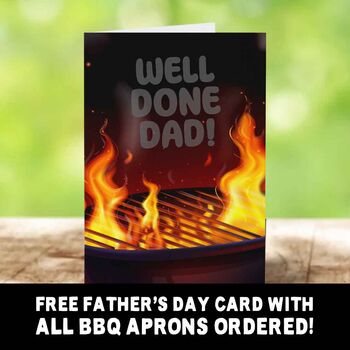 BBQ Apron Gift Set For Him Dad Birthday Fathers Day, 8 of 8