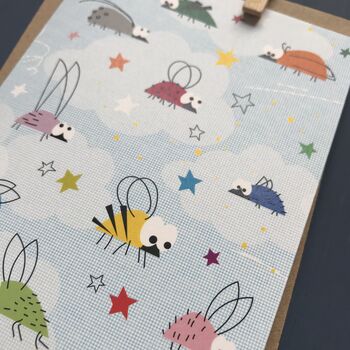 Children's Bug And Star Card, 3 of 5