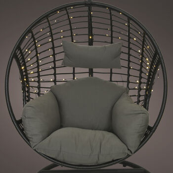 LED Twinkle Solar Egg Chair Light String, 2 of 4