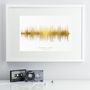 Personalised Limited Edition Sound Wave Print, thumbnail 7 of 9