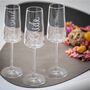Bridesmaid Champagne And Prosecco Flute, thumbnail 1 of 2