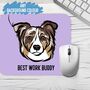 Border Collie Mouse Mat, thumbnail 2 of 4