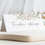 Wedding Place Cards Pink Wild Flower, thumbnail 1 of 6