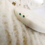 Tiny Turquoise Stud, thumbnail 2 of 8