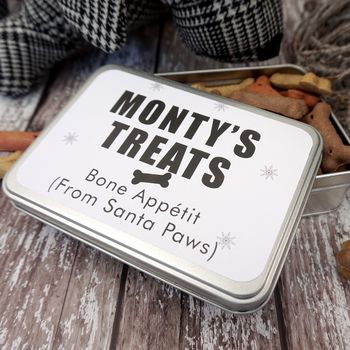 Personalised Dog Treat Biscuit Tin, 3 of 5