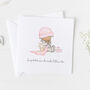 New Baby Card For Girls, Christening Card Girls ..3v10a, thumbnail 1 of 6