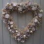 Touch Of Frost Heart Wreath, thumbnail 1 of 2
