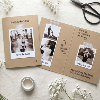 Scrapbook Style Photo Father’s Day Card, 2 of 10