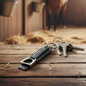 Personalised Equestrian Stirrup Keyring, 8 of 12