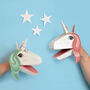 Create Your Own Unicorn Puppets Kit, thumbnail 1 of 4