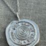 Sterling Silver Handmade Self Love Talisman Pendant, thumbnail 2 of 10