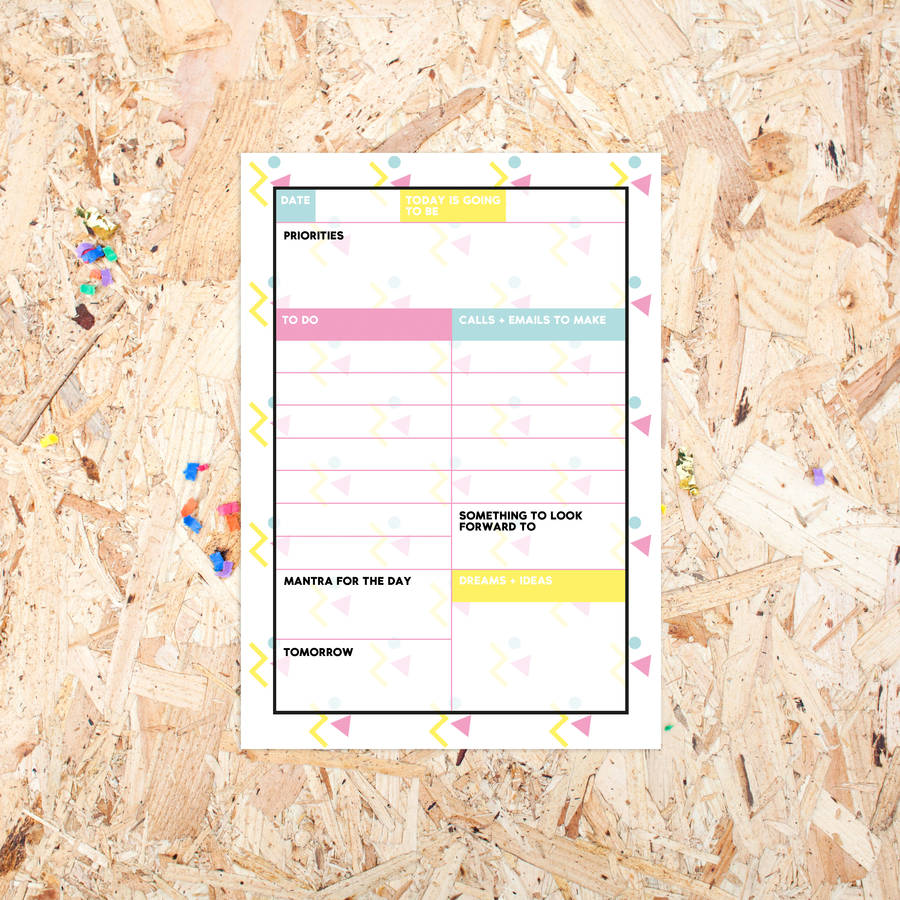 Desk Planner Stationery Gift Set By Veronica Dearly