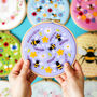 Bees And Lavender Embroidery Kit, thumbnail 7 of 8