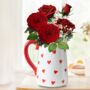 Hearts Flower Jug Gift, thumbnail 1 of 7