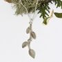 Laurel Leaf Pendant, Sterling Silver Nature Necklace, thumbnail 3 of 6