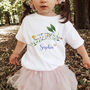 Personalised Easter Bunny T Shirt With Name, thumbnail 1 of 7