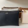 Personalised Embossed Saffiano Leather Trio Cross Body Bag, thumbnail 7 of 12