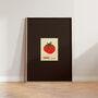 Tomato Stamp Kitchen Wall Art Print, thumbnail 4 of 8