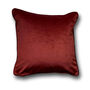 Cinnamon Red Velvet Cushion, thumbnail 1 of 5