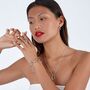 Volcan Stud Drop Earrings, thumbnail 7 of 9
