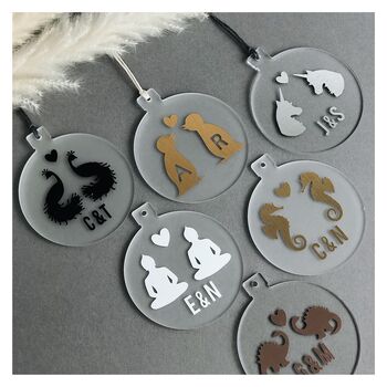 Personalised Christmas Tree Decoration Family Names, 11 of 12