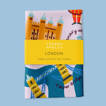 London Map Tea Towel, 2 of 3