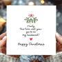 Fiancé Or Fiancée Christmas Card This Time Next Year…, thumbnail 1 of 6