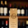 Personalised Wooden Wine Box With Handle – Engraved, thumbnail 7 of 9