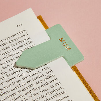 Personalised Leather Point Bookmark, 2 of 7