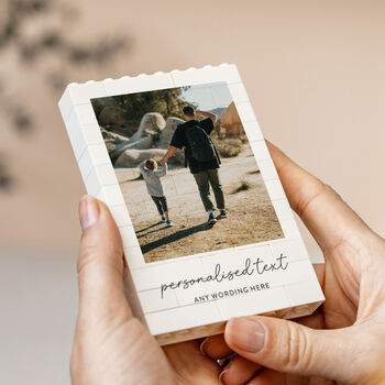 Personalised Family Christmas Photo Brick Keepsake Gift, 9 of 10